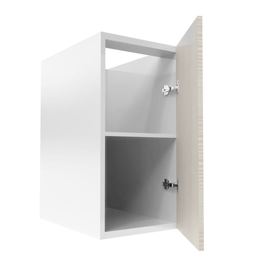 RTA - Pale Pine - Full Height Single Door Base Cabinets | 15"W x 34.5"H x 24"D