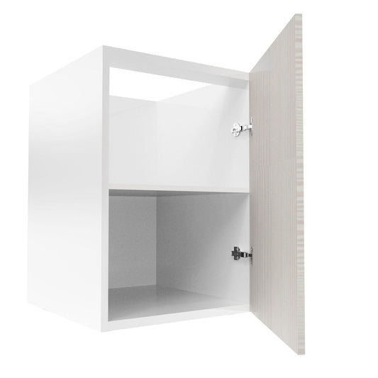 RTA - Pale Pine - Full Height Single Door Base Cabinets | 24"W x 34.5"H x 24"D