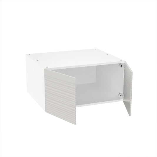 RTA - Pale Pine - Double Door Refrigerator Wall Cabinets | 30"W x 15"H x 24"D