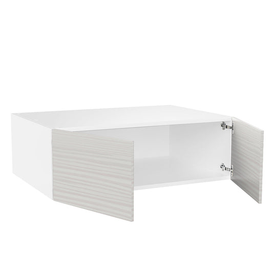 RTA - Pale Pine - Double Door Refrigerator Wall Cabinets | 36"W x 12"H x 24"D