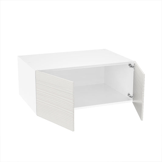 RTA - Pale Pine - Double Door Refrigerator Wall Cabinets | 36"W x 15"H x 24"D