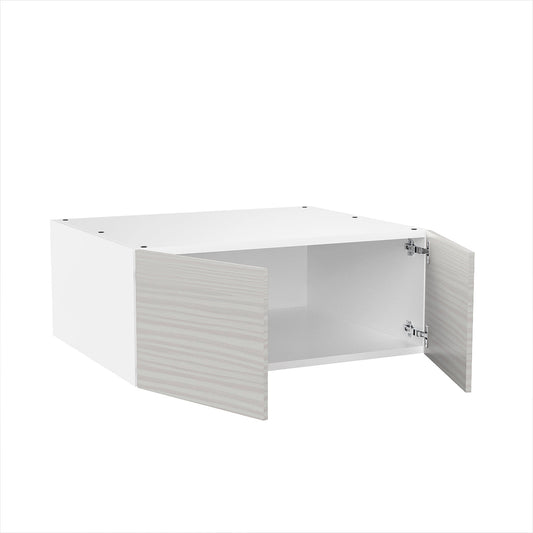 RTA - Pale Pine - Double Door Refrigerator Wall Cabinets | 33"W x 15"H x 24"D