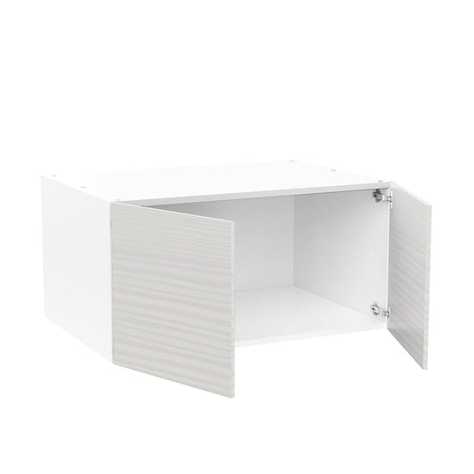 RTA - Pale Pine - Double Door Refrigerator Wall Cabinets | 33"W x 18"H x 24"D
