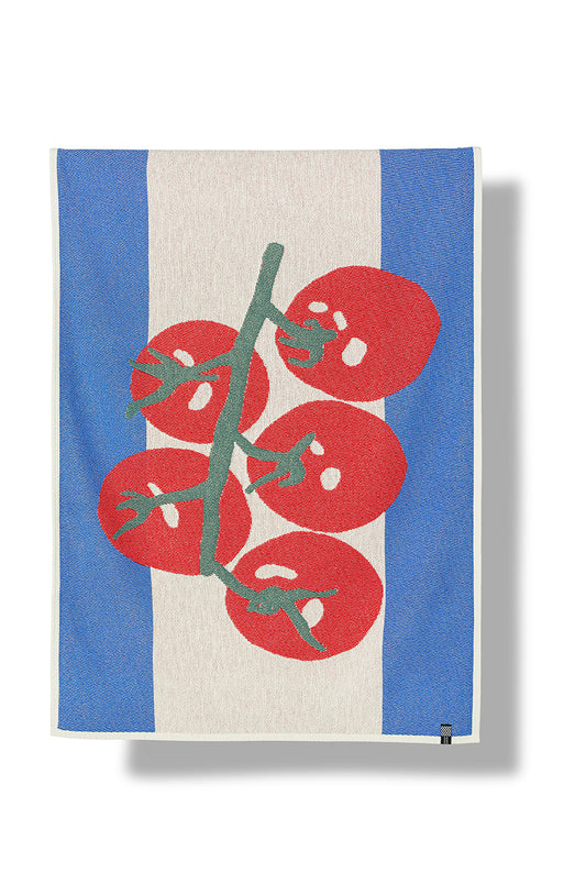 "Pomodori" Cotton Beach Towel / Mini Blanket by Rondelli & Probst