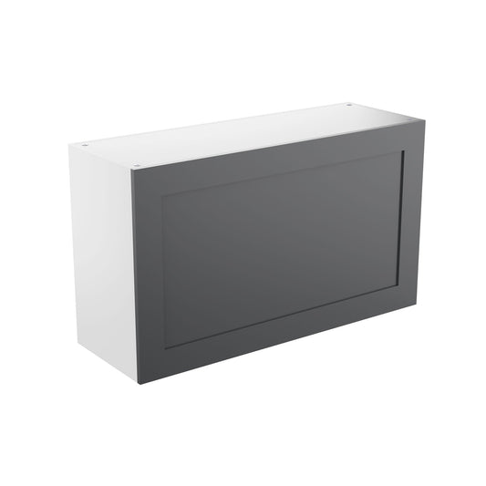 RTA - Grey Shaker - Horizontal Door Wall Cabinets | 36"W x 21"H x 12"D