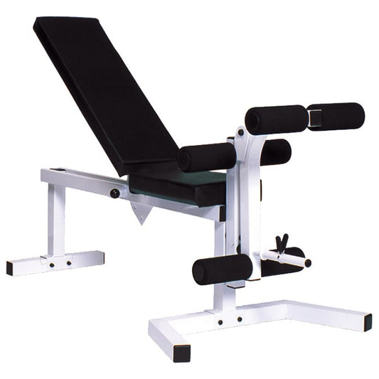 York Barbell Pro Series 210 With 205 FI Bench plus 202 Leg Curl Attachment