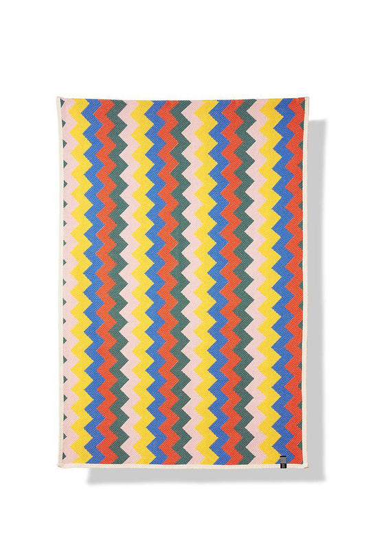 "ZZZ Three" Cotton Beach Towel / Mini Blanket by Michele Rondelli
