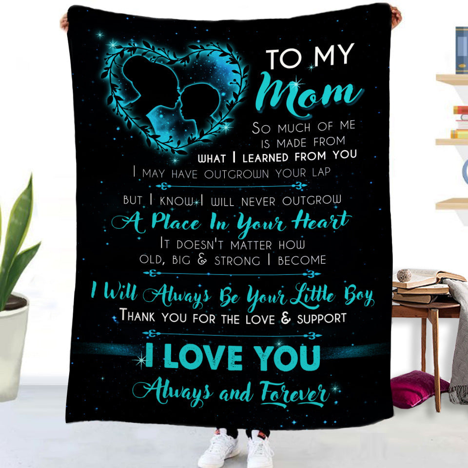 ﻿Double-sided Flannel Air Conditioning  Napping Cover Blanket