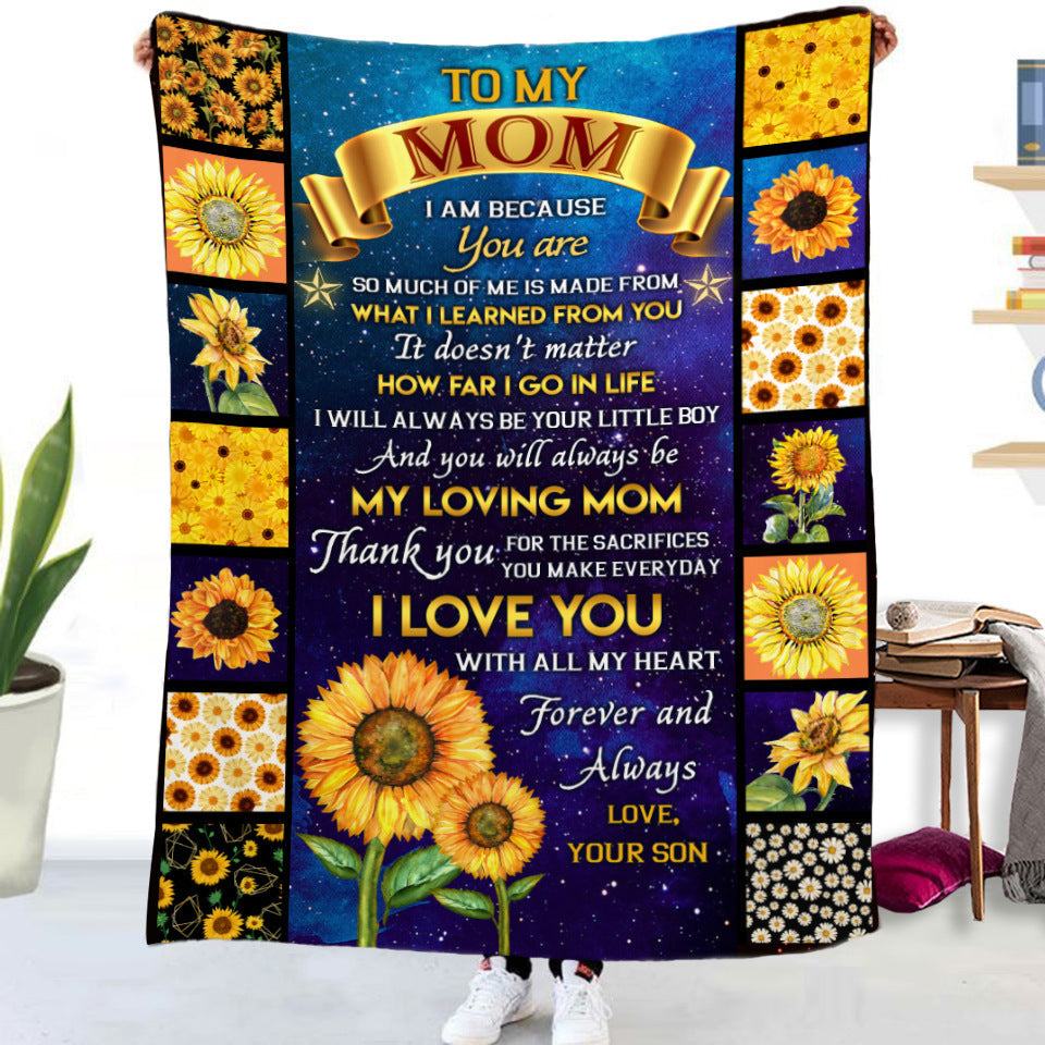 ﻿Double-sided Flannel Air Conditioning  Napping Cover Blanket