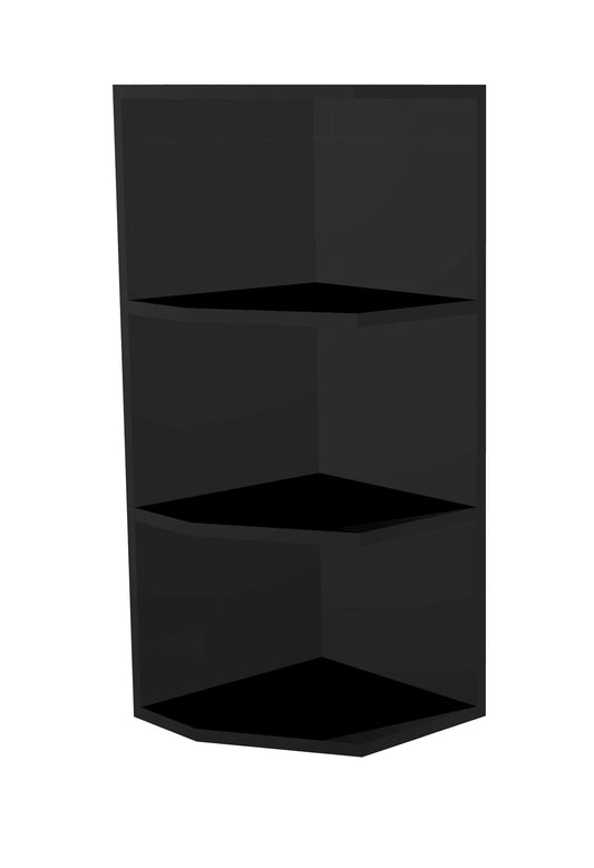 RTA - Lacquer Grey - End Wall Shelf Base Cabinets | 12"W x 30"H x 12"D