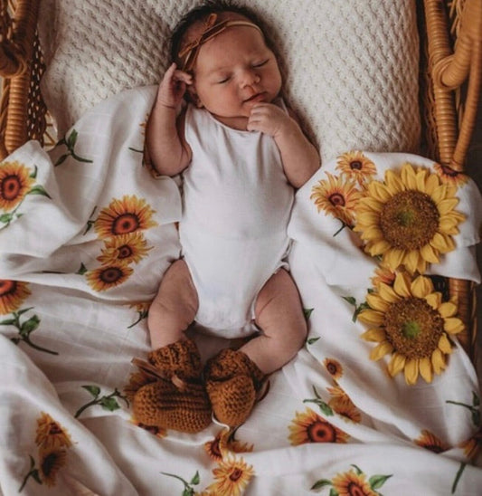 Snuggle Hunny Kids - Sunflower Organic Muslin Wrap