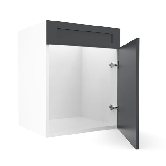 RTA - Grey Shaker - Sink Vanity Cabinets | 24"W x 30"H x 21"D