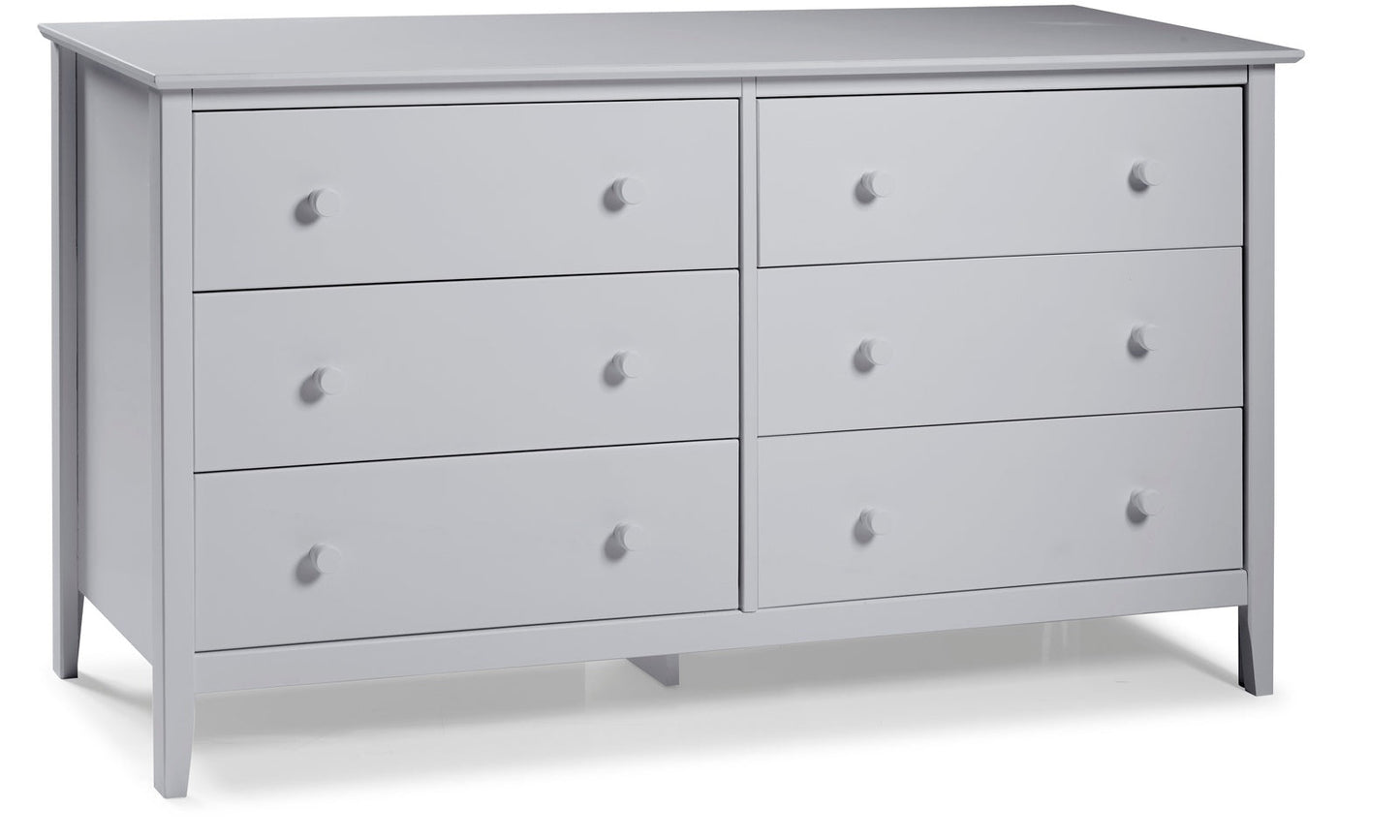 Simplicity Wood 6-Drawer Dresser - Dressers