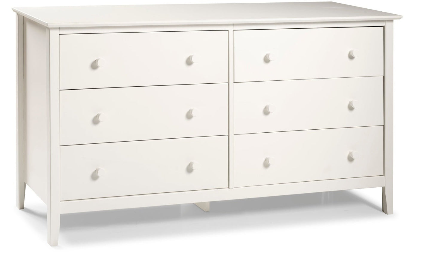 Simplicity Wood 6-Drawer Dresser - Dressers
