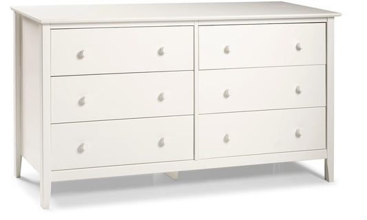 Simplicity Wood 6-Drawer Dresser - Dressers
