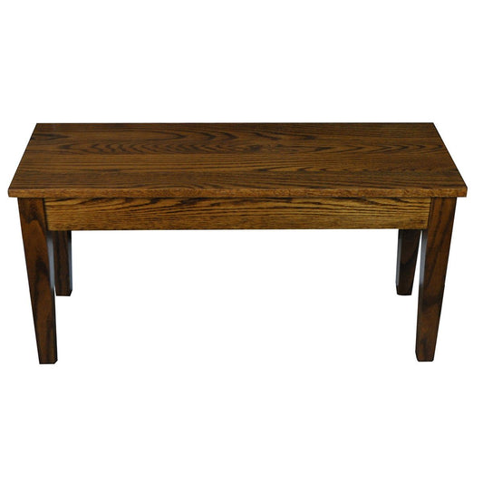 Wooden Storage Bench in Oak